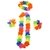 SET HAWAIIANO FLUO VINCHA + COLLAR + 2 PULSERAS