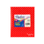 Cuaderno Triunfante 123 19 x 24 Lunares Rojo tapa dura.48 hojas rayadas