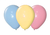 Globo party time liso 9" multicolor pastel x 25 u. - comprar online