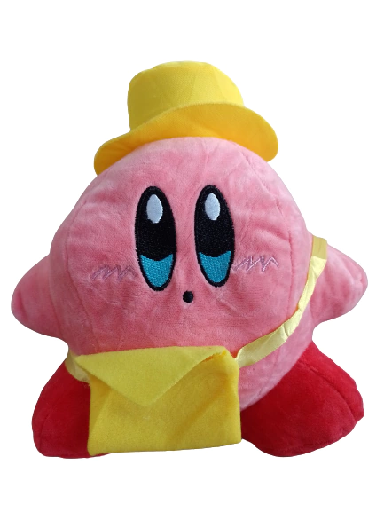 Peluche Kirby Cartero con sombrero - Aye & Marcos Toys