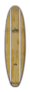 Funboard 7.2 Madera y Blanco