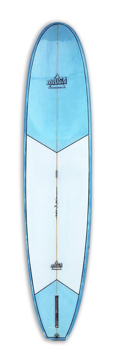 LongBoard Round Square Modelo Celeste + blanco
