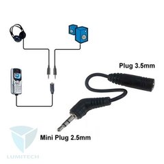 Cable Adaptador Audio - Jakh 3.5 Hembra Mini Plug 2.5 Macho en internet