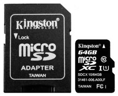 Memoria Micro Sd 64gb Clase10 Kingston Para Celular Canvas - tienda online