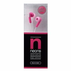 Auriculares Estéreos In-ear - Sentry Neons - Ho623 Rosado - tienda online