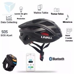 Casco Para Bicicleta Livall Bh60 - Bluetooth Musica Llamada - tienda online