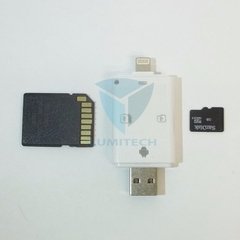 Lector De Memoria Microsd - Usb 2.0 / Iphone - Flashdrive - tienda online