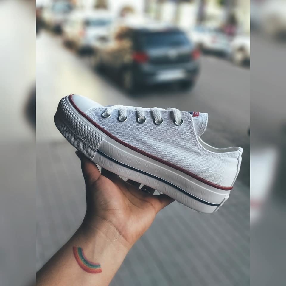 CONVERSE ZAPATILLA PLATAFORMA BLANCA