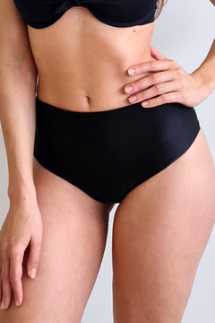 Calcinha Hotpants Biquíni Preta - Rosa Catarina | Roupas para seu bem estar