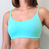 Top Yoga de Alcinha Azul Acqua