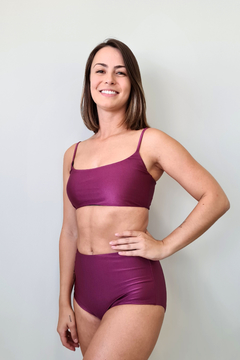 Sunquíni Dupla Face Roxo - comprar online