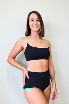 Top Dupla Face Acqua - Rosa Catarina | Roupas para seu bem estar