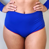 Sunquíni Dupla Face Azul e Vermelho