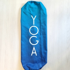 Bolsa Porta Mat Degradê Azul Yoga - comprar online