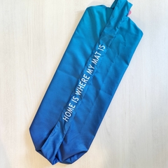 Bolsa Porta Mat Degradê Azul Yoga - Rosa Catarina | Roupas para seu bem estar