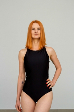 Body com alças cruzadas Preto