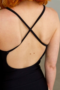 Body com alças cruzadas Preto - buy online