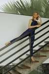 Macacão Yoga Regata Azul Marinho - Rosa Catarina | Roupas para seu bem estar
