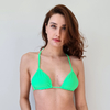 Top cortininha sem bojo Verde Claro Neon - comprar online