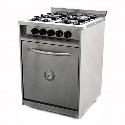 Cocina Industrial 60/62cm Horno 5 Moldes 4 Hornallas Luqma