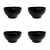 Imagen de 4 Bowls French 13cm Porcelana Biona Colores