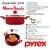 Pyrex Juego Ollas Bateria Antiadherente Fuego 5pzas Teflon - comprar online