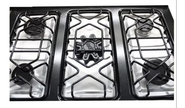 Cocina Industrial Depaolo 5 Hornallas 90 Cm Horno Pizzero