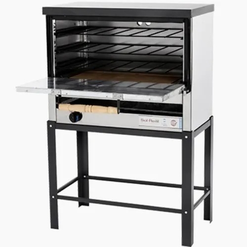 Cocina Sol Real 016 Gev Ciega 4 Horn.acero 86 Cms