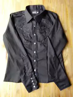 Camisa Western Lily Skull - comprar online