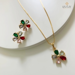 CONJ FLOR PEDRARIA COLORIDA FÉ - CONJ586D - comprar online