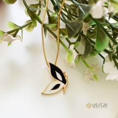 CORRENTE COM PINGENTE PERFIL BORBOLETA CELEBRAR - PG0020D