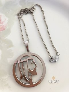 Corrente Cristo Perfil Aço - PING0063 - comprar online
