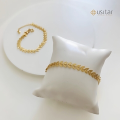 PULSEIRA FOLHAS DE OLIVEIRA CELEBRAR - PUL0007D