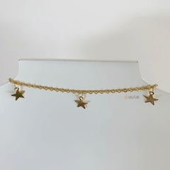 CHOCKER ESTRELAS 32CM FOLHEADA EM OURO 18K ALEGRIA - CHO0004D - comprar online