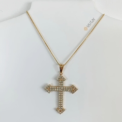 Corrente Cruz Strass Renovo - PG438 - comprar online