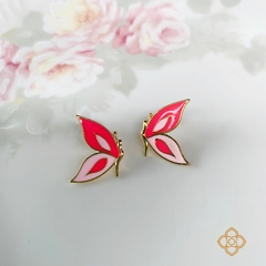 Imagem do BRINCO EAR CUFF BORBOLETA FABULOSA FOLHEADO EM OURO 18K - BR0232D