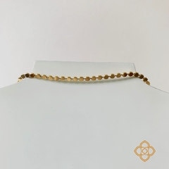 CHOCKER ESPELHADA 32CM FABULOSA FOLHEADA EM OURO 18K - CHO3932D - comprar online