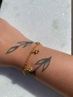 PULSEIRA PINGENTES ESTRELAS FÉ - PUL135D