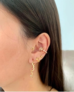 PIERCING SETAS CRAVEJADO DE ZIRCONIA CELEBRAR - PINCE013D - comprar online