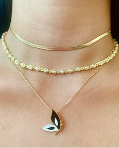 CHOCHER LACRA FABULOSA FOLHEADA EM OURO 18K - CHO7732D na internet