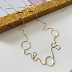 COLAR ARCOS 70CM FOLHEADO EM OURO 18 - COL754D