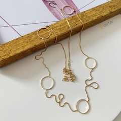 COLAR ARCOS 70CM FOLHEADO EM OURO 18 - COL754D - comprar online
