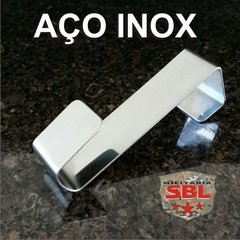 Suporte Gancho de Porta Multiuso em INOX (12cm) - MILITARIA SBL 