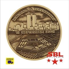 Moeda Memorial do 11.09.01 Civis e Militares - comprar online