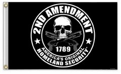 Bandeira 2ª 2nd Emendment "Lei das armas" 150 x 90 cm - comprar online