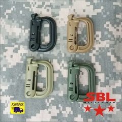 Grampo Mosquetão Gren Lock D em Polímero P Colete Molle