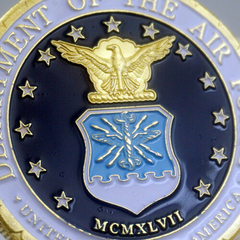 Moeda USAF United States Air Force Security Comemorativa Militar na internet