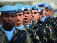 Boina Azul das Forças de Paz da ONU Nações Unidas