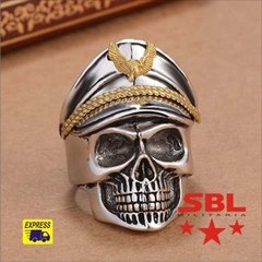Anel personalizado com Cap Militar