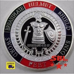 Moeda Armadura De Deus Para Proteção, Ore Sempre! Militar - comprar online